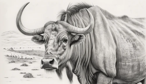 cape buffalo,tribal bull,aurochs,horned cows,watusi cow,oxen,african buffalo,buffalo herd,bos taurus,wildebeest,buffalo herder,buffalo,mountain cow,taurus,cervus elaphus,bull,water buffalo,texas longhorn,horns cow,zebu,Illustration,Black and White,Black and White 30