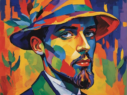 vincent van gough,fidel alejandro castro ruz,fidel castro,casablanca,fidel,castro,anton chekhov,post impressionist,humphrey bogart,ho chi minh,gaudí,artist portrait,self-portrait,adobe illustrator,charles de gaulle,holmes,gosling,groucho marx,casement,braque francais,Conceptual Art,Oil color,Oil Color 25