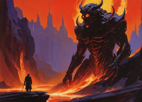 pillar of fire,scorched earth,burning earth,magma,molten,heroic fantasy,scorch,burning torch,guards of the canyon,sci fiction illustration,door to hell,fire planet,lava,hall of the fallen,fire mountain,fallen giants valley,fiery,end-of-admoria,the wanderer,obertor,Conceptual Art,Sci-Fi,Sci-Fi 23