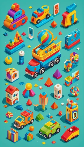 mobile video game vector background,isometric,set of icons,toy cars,toy blocks,store icon,icon set,download icon,fruits icons,miniature cars,collected game assets,vector graphics,website icons,web icons,vehicles,vimeo icon,android icon,shopping icons,wooden toys,matchbox,Unique,3D,Isometric