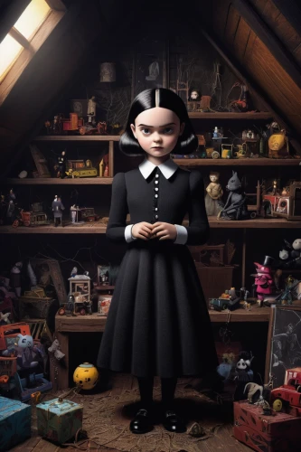 the little girl's room,gothic portrait,dollhouse,the little girl,primitive dolls,wooden doll,the witch,doll's house,doll house,doll kitchen,agnes,collectible doll,witch house,female doll,girl in the kitchen,goth woman,dark cabinetry,gothic woman,the nun,the japanese doll,Photography,Fashion Photography,Fashion Photography 13