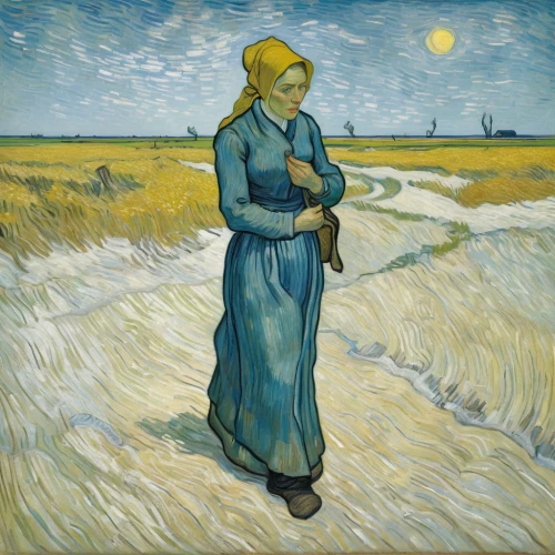 vincent van gough,woman with ice-cream,girl with bread-and-butter,vincent van gogh,woman of straw,girl in a long dress,girl with cloth,woman walking,woman playing,woman sitting,the blonde in the river,woman holding a smartphone,woman holding pie,girl on the dune,praying woman,girl on the river,depressed woman,woman holding gun,suitcase in field,la violetta,Art,Artistic Painting,Artistic Painting 03