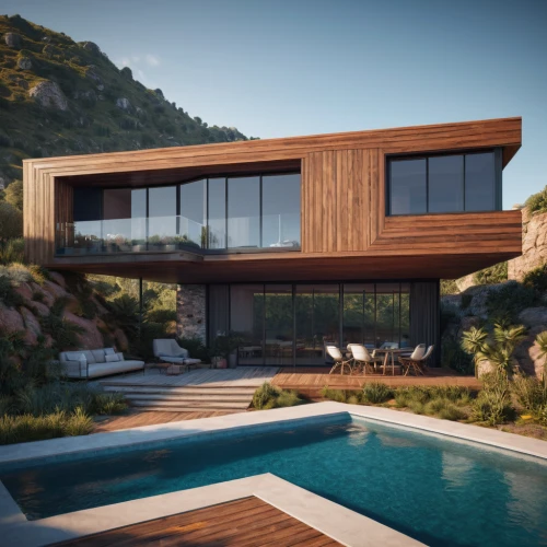 dunes house,modern house,modern architecture,house in the mountains,pool house,3d rendering,house in mountains,luxury property,holiday villa,chalet,timber house,beautiful home,mid century house,cubic house,render,luxury home,house by the water,summer house,corten steel,private house,Photography,General,Sci-Fi