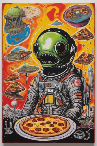 pizza stone,pizza hawaii,the pizza,pizzeria,pizza service,spacefill,order pizza,astronautics,pizza,pizza supplier,cooktop,placemat,pizza box,extraterrestrial life,spaceman,pan pizza,rocket salad,ufo,astronauts,culinary art,Conceptual Art,Graffiti Art,Graffiti Art 10
