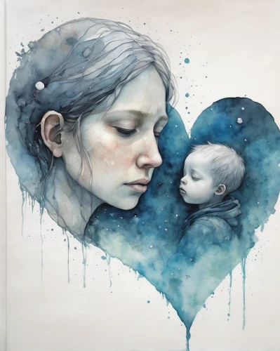 capricorn mother and child,infant,mother earth,motherhood,mother-to-child,mother,baby's tears,newborn,little girl and mother,mother and child,oil painting on canvas,star mother,mother with child,mother kiss,watery heart,mother's,angel's tears,crying heart,blue heart,mother and infant,Illustration,Abstract Fantasy,Abstract Fantasy 18