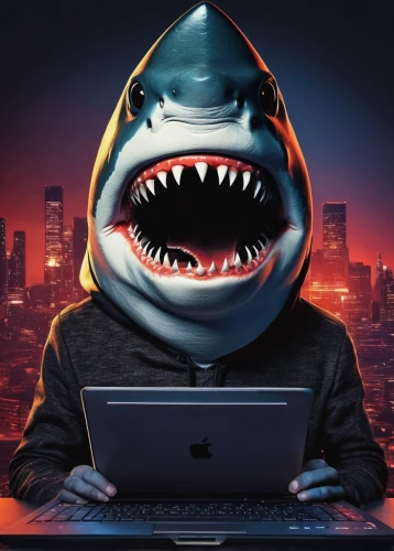 phishing,lures and buy new desktop,requiem shark,shark,jaws,night administrator,linkedin icon,fish-surgeon,programmer smiley,internet marketers,cybercrime,full stack developer,cyber crime,content marketing,software developer,sharks,content writers,cybersecurity,ransomware,cyber security,Illustration,Paper based,Paper Based 08
