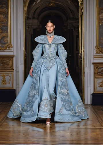 imperial coat,napoleon iii style,mazarine blue,suit of the snow maiden,haute couture,versailles,the carnival of venice,cinderella,woman in menswear,renaissance,royalty,shoulder pads,vogue,fashion design,costume design,baroque angel,ball gown,joan of arc,royal,fashion designer,Photography,Fashion Photography,Fashion Photography 08