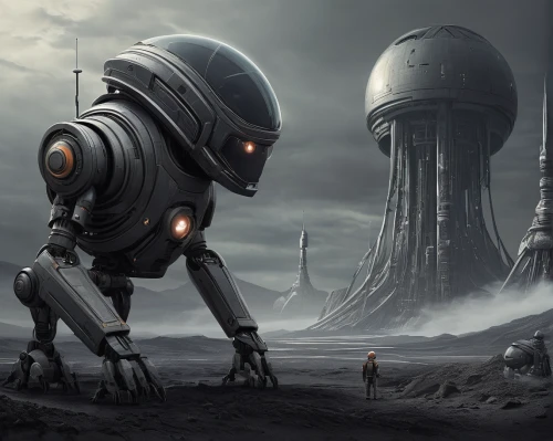 droid,sci fiction illustration,sci fi,droids,scifi,sci - fi,sci-fi,futuristic landscape,science fiction,alien planet,cg artwork,alien world,concept art,science-fiction,robots,colony,alien warrior,extraterrestrial life,robot in space,industrial robot,Illustration,Realistic Fantasy,Realistic Fantasy 17