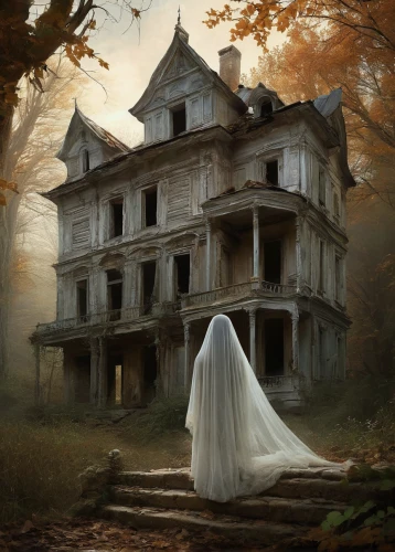the haunted house,haunted house,ghost castle,witch house,witch's house,creepy house,abandoned house,haunted,haunted castle,halloween poster,lostplace,halloween ghosts,halloween and horror,lonely house,abandoned place,ancient house,woman house,doll's house,house in the forest,haunting,Conceptual Art,Daily,Daily 11