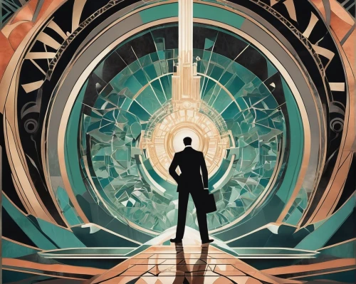 sci fiction illustration,art deco background,transistor,sci fi,science fiction,sci-fi,sci - fi,scifi,science-fiction,voyager,cg artwork,mystery book cover,passengers,stargate,star-lord peter jason quill,atlas,clockmaker,valerian,andromeda,cybernetics,Illustration,Vector,Vector 18