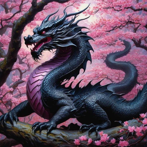 painted dragon,black dragon,forest dragon,dragon li,chinese dragon,wyrm,dragon of earth,dragon,dragon design,dragon tree,dragons,basilisk,nine-tailed,dragon bridge,green dragon,fantasy art,dragon fire,draconic,fantasy picture,seat dragon,Illustration,Realistic Fantasy,Realistic Fantasy 03