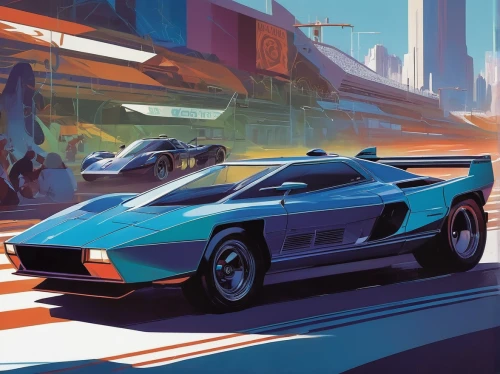 futuristic car,ford gt 2020,game car,testarossa,lotus 2-eleven,futuristic landscape,futuristic,gulf,vector w8,sports prototype,supercar,vector,automobile racer,retro vehicle,sci fiction illustration,concept car,racer,ferrari testarossa,valerian,illustration of a car,Conceptual Art,Sci-Fi,Sci-Fi 23