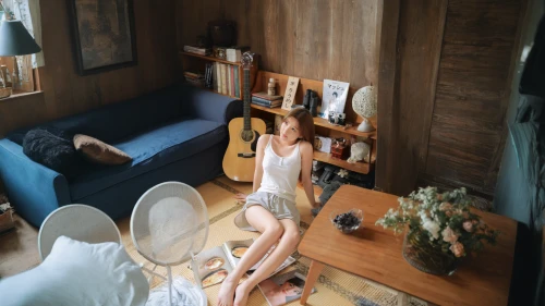 shared apartment,livingroom,the living room of a photographer,loft,interiors,apartment lounge,one-room,living room,apartment,home interior,the girl is lying on the floor,modern room,airbnb,hygge,chaise lounge,relaxing massage,an apartment,remote work,cabin,wooden shelf