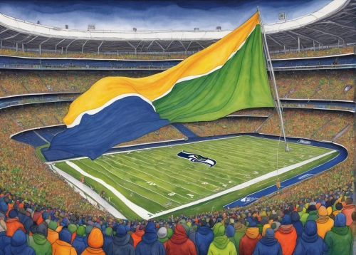 stadium falcon,national football league,race track flag,super bowl,nfl,gridiron football,soccer-specific stadium,swamp football,football field,race flag,rio olympics,vuvuzela,football stadium,american football,sports game,indoor american football,multi-sport event,international rules football,flags and pennants,track and field athletics,Illustration,Children,Children 03