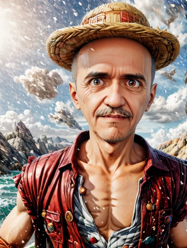 geppetto,popeye,digital compositing,lokportrait,goatherd,flea,photoshop manipulation,miner,2d,don quixote,high-wire artist,tiber riven,iceman,image manipulation,monkey island,popeye village,stevedore,drago milenario,photo manipulation,man at the sea