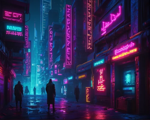 cyberpunk,neon lights,neon arrows,neon ghosts,neon,neon coffee,neon light,neon sign,vapor,colorful city,neon cocktails,neon drinks,alleyway,aesthetic,alley,shinjuku,80's design,tokyo city,tokyo,neon candies,Conceptual Art,Sci-Fi,Sci-Fi 26