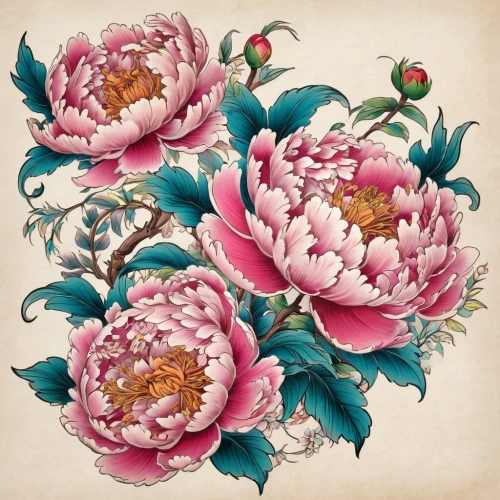 chinese peony,peonies,mandala flower illustration,oriental painting,lotus flowers,peony,japanese camellia,common peony,camellia blossom,rose flower illustration,floral ornament,peony bouquet,golden lotus flowers,peony pink,lotus blossom,flower and bird illustration,pink peony,camellias,floral japanese,wild peony,Conceptual Art,Fantasy,Fantasy 24