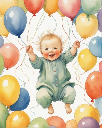 little girl with balloons,happy birthday balloons,colorful balloons,watercolor baby items,balloons flying,balloons,baloons,balloons mylar,balloon,rainbow color balloons,birthday balloons,balloon with string,baby laughing,ballon,birthday banner background,birthday balloon,blue balloons,ballooning,kids illustration,green balloons,Illustration,Realistic Fantasy,Realistic Fantasy 31
