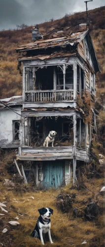 newfoundland,abandoned dog,abandoned place,icelandic houses,abandoned house,abandoned places,abandoned,abandonded,beagle channel,ushuaia,lonely house,nuuk,tamaskan dog,abandoned building,vigilant dog,house in mountains,dog house,norwegian lundehund,derelict,stray dog on beach,Conceptual Art,Graffiti Art,Graffiti Art 02