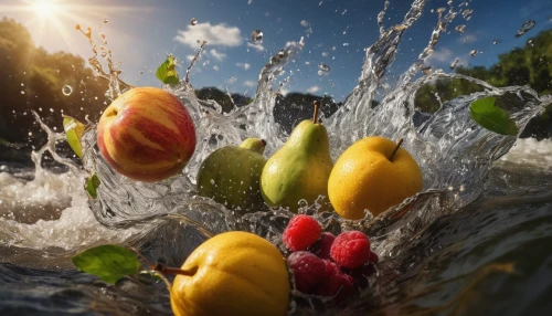 bowl of fruit in rain,splash photography,fresh fruits,fruits of the sea,water balloons,exotic fruits,fresh fruit,colorful water,summer foods,summer fruit,tropical fruits,splashing,colorful peppers,autumn fruits,fruits plants,water splash,integrated fruit,organic fruits,ripening process,water apple,Photography,General,Natural