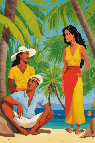 varadero,cape verde island,punta-cana,island residents,cuba background,margarita island,travel poster,punta cana,beach goers,people on beach,travel insurance,jamaica,curaçao,panama hat,dominican republic,straw hats,haiti,cayo coco,maspalomas,grancanaria,Art,Artistic Painting,Artistic Painting 27