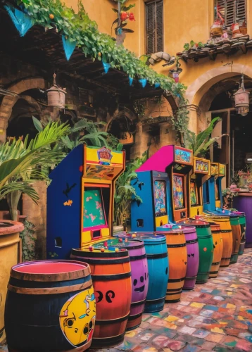 colorful city,tokyo disneysea,morocco lanterns,souk madinat jumeirah,arcade games,antigua guatemala,marrakesh,hoi an,flower pots,taormina,riad,fruit market,hoian,tokyo disneyland,arcades,animal kingdom,souk,the festival of colors,disney world,cartagena,Unique,Pixel,Pixel 04