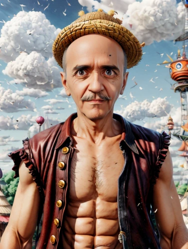 popeye,popeye village,calm usopp,pirate,aladin,miguel of coco,monkey island,scandia gnome,sea god,aladha,stevedore,geppetto,sea man,male character,don quixote,tyrion lannister,man at the sea,franky,game character,brown sailor