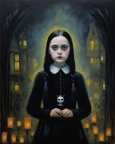 gothic portrait,gothic woman,the nun,gothic,goth woman,the little girl,gothic style,mystical portrait of a girl,black candle,dark gothic mood,witch house,goth,goth weekend,priest,saint therese of lisieux,nun,dark art,madeleine,seven sorrows,goth like,Illustration,Abstract Fantasy,Abstract Fantasy 15