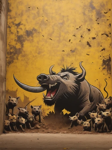 buffaloes,tribal bull,black rhinoceros,buffalo herd,streetart,cape buffalo,rhinoceros,buffalo herder,urban street art,graffiti art,street art,southern square-lipped rhinoceros,buffalos,bulls,black rhino,urban art,oxen,buffalo,african buffalo,indian rhinoceros,Conceptual Art,Graffiti Art,Graffiti Art 12