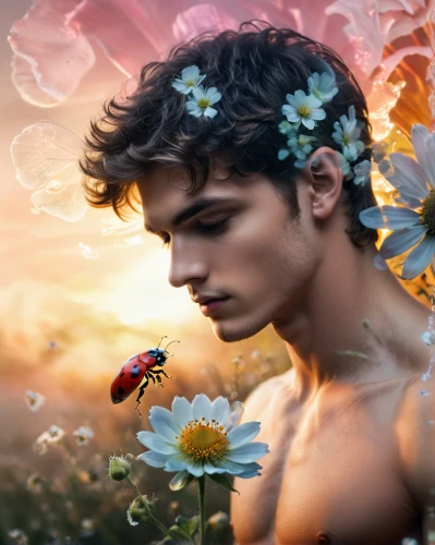 pollinating,flower nectar,pollination,flower fairy,pollinate,faery,pollinator,cupido (butterfly),photo manipulation,nature and man,flower fly,faerie,image manipulation,photomanipulation,wildflower,flower essences,butterfly floral,springtime background,fantasy picture,flower background,Photography,Artistic Photography,Artistic Photography 07