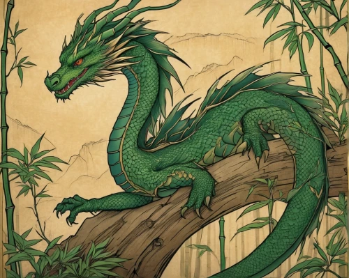 green dragon,forest dragon,dragon of earth,emerald lizard,chinese dragon,painted dragon,chinese water dragon,green dragon vegetable,dragon li,basilisk,dragon tree,dragon,green lizard,wyrm,dragon lizard,eastern water dragon,dragon design,green snake,quetzal,cool woodblock images,Illustration,Vector,Vector 04