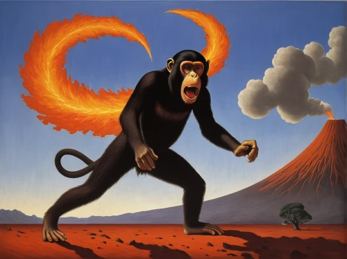 mandrill,barbary monkey,war monkey,baboon,kong,bonobo,siamang,monkey gang,primate,ape,the monkey,monkey,chimpanzee,baboons,macaque,langur,madagascar,monkey island,king kong,cougnou,Art,Artistic Painting,Artistic Painting 06