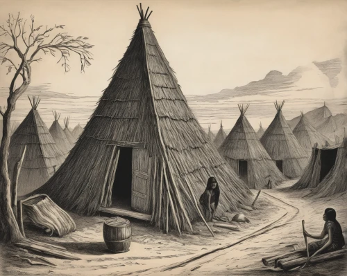 wigwam,tipi,indian tent,tepee,teepees,teepee,anasazi,camping tipi,tent camp,bannack camping tipi,nomadic people,yurts,tourist camp,tents,gypsy tent,first nation,mound-building termites,primitive people,tee-pee,basotho,Illustration,Black and White,Black and White 23