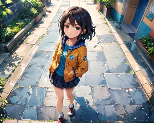 euphonium,anime japanese clothing,walk,parka,kayano,violet evergarden,nico,sidewalk,miku maekawa,himuto,unknown,citrus,kantai collection sailor,alley,anime girl,anime cartoon,anime 3d,summer coat,yuzu,walking,Anime,Anime,General