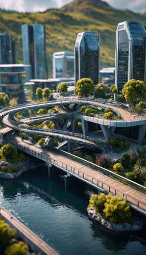 futuristic landscape,futuristic architecture,artificial island,artificial islands,smart city,terraforming,futuristic art museum,floating islands,urban design,transport hub,urban development,urbanization,harbour city,ancient city,business district,fantasy city,industrial landscape,metropolis,development concept,urban landscape,Photography,General,Sci-Fi