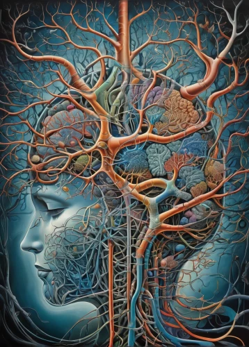 neural pathways,tree of life,the branches of the tree,circulatory system,colorful tree of life,intertwined,branching,connectedness,connections,celtic tree,anatomical,the branches,psychedelic art,regenerative,the roots of trees,circulatory,synapse,symbiotic,connected,rooted,Illustration,Black and White,Black and White 07