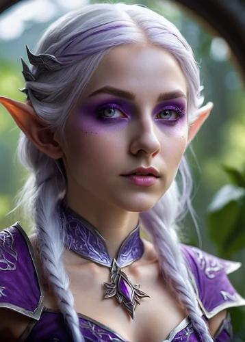 violet head elf,male elf,dark elf,elven,elf,elves,fae,wood elf,fantasy portrait,elven flower,faerie,faery,elves flight,lavendar,fantasy picture,heroic fantasy,fantasy art,the enchantress,elven forest,viola