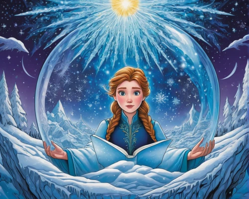the snow queen,elsa,rapunzel,cinderella,princess anna,suit of the snow maiden,frozen,ice queen,glory of the snow,merida,children's fairy tale,star mother,ice princess,aurora,fantasia,fairy tale character,winterblueher,white rose snow queen,the prophet mary,the spirit of the mountains,Conceptual Art,Daily,Daily 23