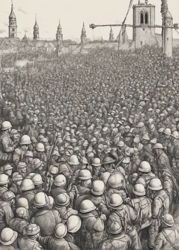 first world war,world war 1,crowds,warsaw uprising,mexican revolution,stalingrad,verdun,crowd,world war,crowd of people,victory day,second world war,the army,ww1,game illustration,orders of the russian empire,constantinople,crowded,bottleneck,the war,Illustration,Paper based,Paper Based 08
