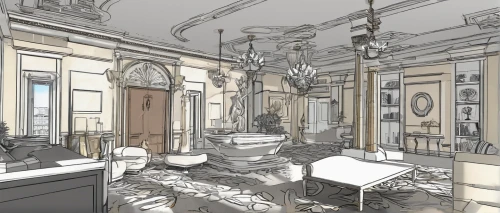 ornate room,salon,beauty room,luxury bathroom,luxury decay,victorian kitchen,tearoom,workroom,renovation,neoclassical,interiors,remodeling,rooms,parlour,abandoned room,3d rendering,core renovation,victorian style,apothecary,cabinetry,Conceptual Art,Daily,Daily 35