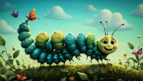 butterfly caterpillar,swallowtail caterpillar,pollinate,flying seeds,butterfly background,caterpillar gypsy,caterpillars,insects,blue butterflies,butterfly day,blue wooden bee,cartoon flowers,spring background,butterflies,sunflowers and locusts are together,julia butterfly,flying seed,blue butterfly background,bugs,buterflies,Illustration,Abstract Fantasy,Abstract Fantasy 06