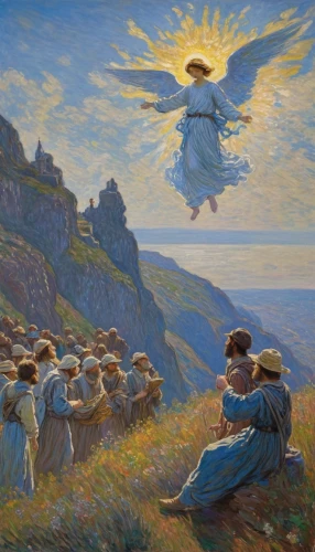 angel moroni,blessing of children,pilgrims,pilgrim,the good shepherd,lev lagorio,ascension,calvary,pilgrimage,contemporary witnesses,pentecost,the angel with the cross,church painting,good shepherd,day of the victory,way of the cross,resurrection,holy spirit,nativity of christ,benediction of god the father,Art,Artistic Painting,Artistic Painting 04