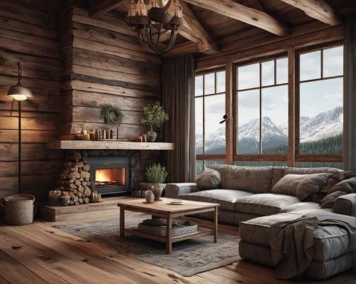 the cabin in the mountains,log cabin,log home,living room,wooden beams,livingroom,small cabin,rustic,chalet,fire place,scandinavian style,wooden windows,alpine style,cabin,winter house,the living room of a photographer,warm and cozy,mountain hut,fireplace,wood stove,Photography,Documentary Photography,Documentary Photography 27