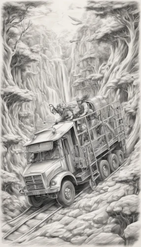 scrap truck,kamaz,logging truck,log truck,salt harvesting,truck,truck engine,tornado,pencil art,scrap collector,trucks,tanker,construction vehicle,truck driver,loader,threshing,scrap iron,tractor trailer,lorry,graphite,Illustration,Black and White,Black and White 30