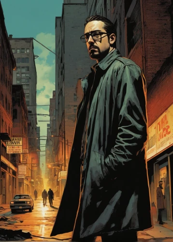 tony stark,novelist,lando,blade,harlem,comic book,ice cube,chinatown,preacher,sci fiction illustration,stan lee,daredevil,karnak,the block,black city,salvador guillermo allende gossens,analyze,spy-glass,comic books,gangstar,Illustration,American Style,American Style 08