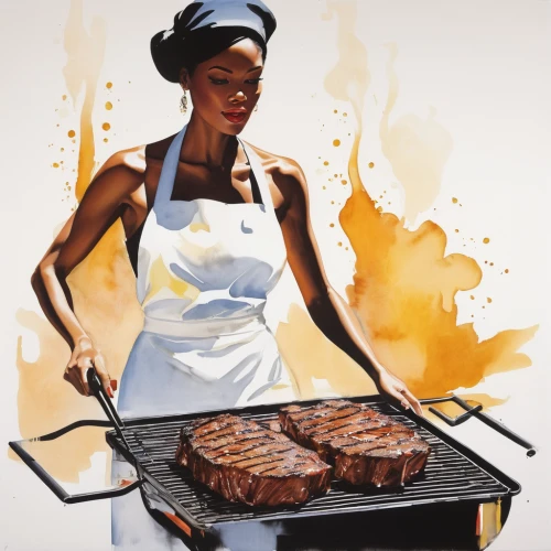 painted grilled,grilled food sketches,boerewors,barbecue,barbecue grill,grill,grilled,grilled food,barbeque grill,cooking book cover,grilling,barbeque,bbq,outdoor grill,beef grilled,churrasco food,suya,grill proof,summer bbq,carne asada,Art,Artistic Painting,Artistic Painting 24