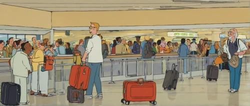 airport,airport terminal,dulles,baggage hall,queue area,airline travel,crowd of people,passengers,market introduction,pilgrims,stand-up flight,principal market,crowds,travelers,taxi stand,concert flights,heathrow,queue,changi,concert crowd,Illustration,Children,Children 02