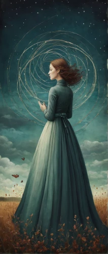 whirling,little girl in wind,cosmos wind,cosmos field,mystical portrait of a girl,hoopskirt,girl with a wheel,wind wave,time spiral,flying seed,swirling,divination,twirling,wind machine,the wind from the sea,heliosphere,horoscope libra,cosmos autumn,twirl,harmonia macrocosmica,Illustration,Abstract Fantasy,Abstract Fantasy 02