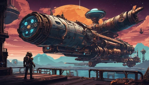 sci fiction illustration,airships,gas planet,scifi,valerian,airship,futuristic landscape,sci fi,space ships,travelers,sci-fi,sci - fi,science fiction,traveller,game illustration,space ship,factory ship,steampunk,dreadnought,space port,Conceptual Art,Fantasy,Fantasy 25