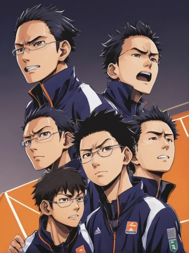 volleyball team,baseball team,lancers,volleyball,shimada,sports uniform,team sports,volley,the bears,ishigaki,kings,sports,kinomichi,crows,team sport,hero academy,yukio,young birds,happy birthday banner,young swimmers,Illustration,Paper based,Paper Based 26